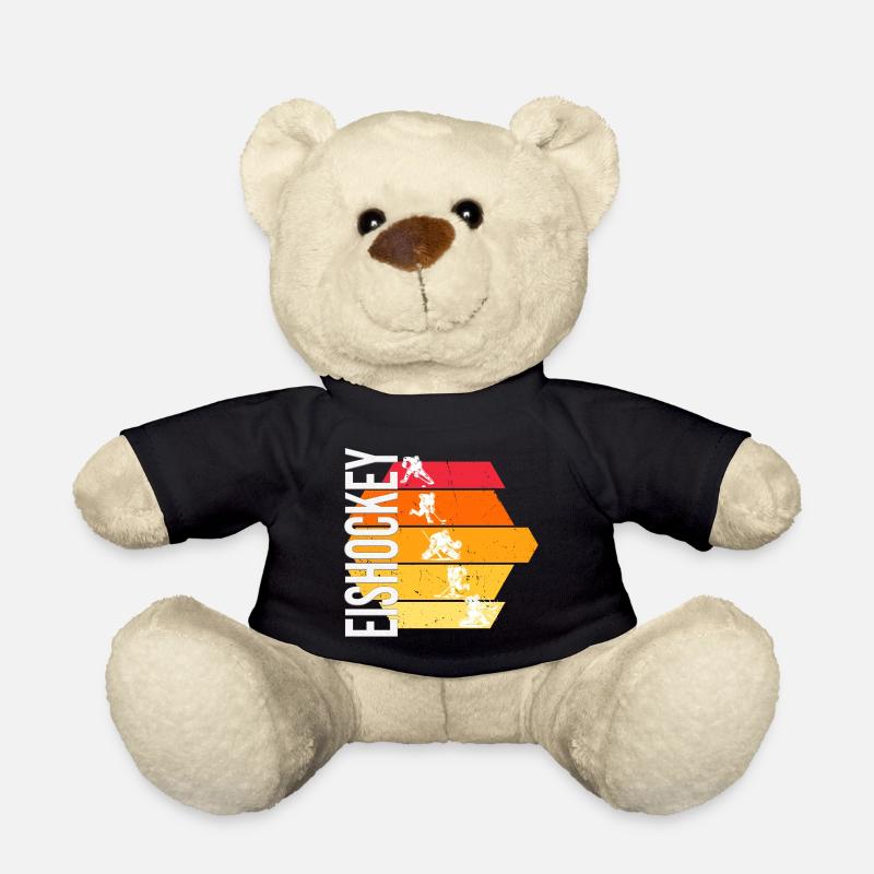 Eishockey - Teddy - Schwarz
