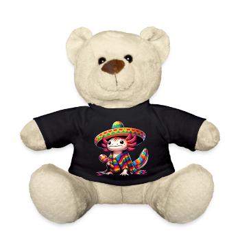 Cinco de Mayo Axolotl : design festif - Nounours - noir - Devant
