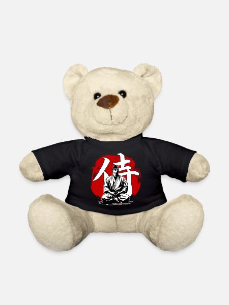 Samurai Ronin Karate Kimono Kampfkunst - Teddy - Schwarz
