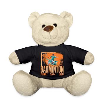 Punkt - Satz - Sieg - Teddy - Schwarz - Vorne