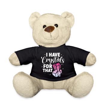 J’ai des cristaux pour ce Reiki guérisseur spirituel - Nounours - noir - Devant