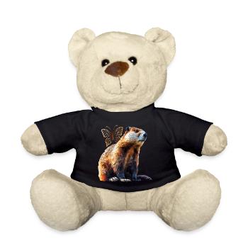 Biber - Teddy - Schwarz - Vorne