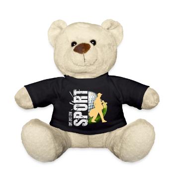 Eins mit dem Sport - Teddy - Schwarz - Vorne