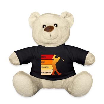 Tagesablauf - Teddy - Schwarz - Vorne