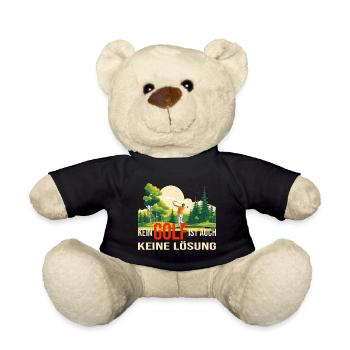 Auch keine Lösung - Teddy - Schwarz - Vorne