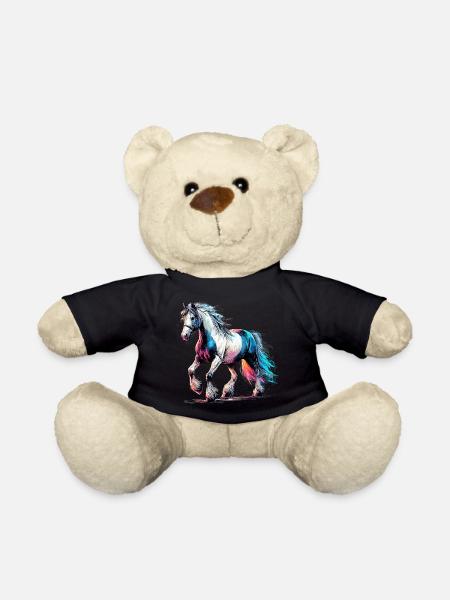 Cheval - Nounours - noir