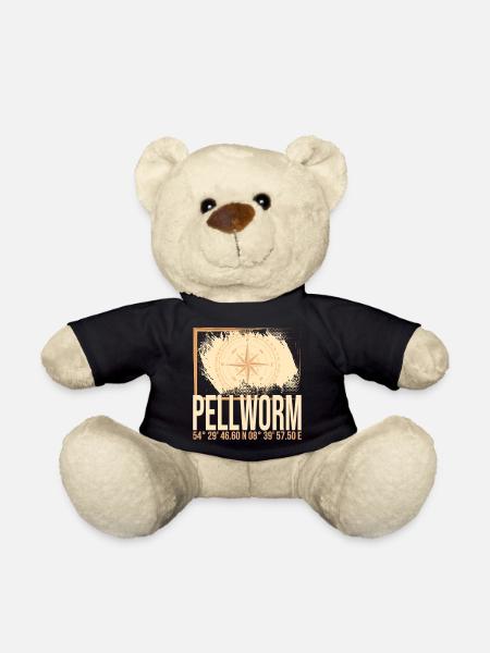 Pellworm Koordinaten - Teddy - Schwarz