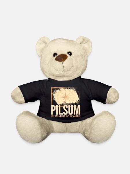 Pilsum Koordinaten - Teddy - Schwarz