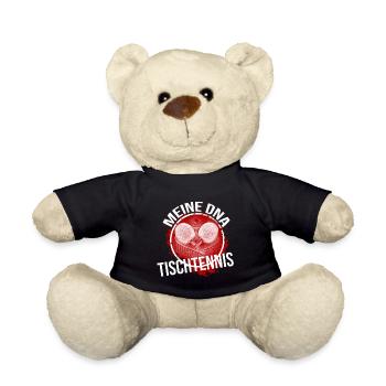 Meine DNA - Tischtennis - Teddy - Schwarz - Vorne