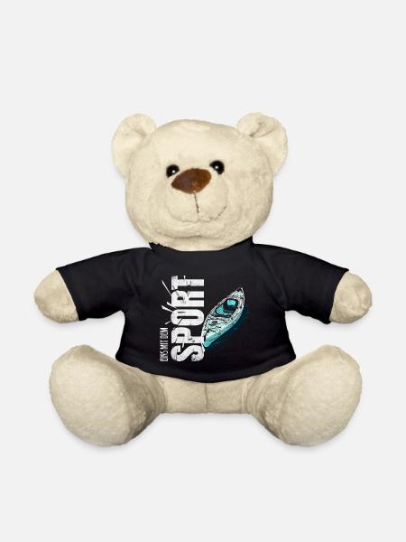 Eins mit dem Sport - Rudern - Teddy - Schwarz
