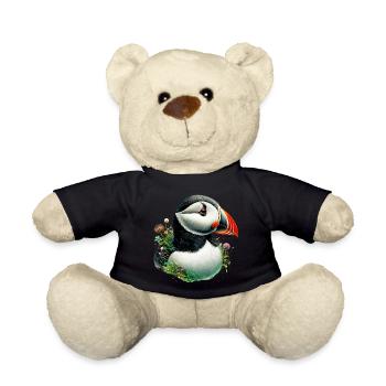 Puffin - Teddy Bear - black - Front