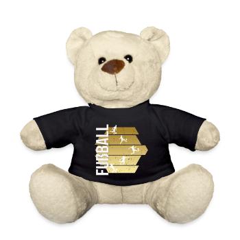 Fußball - Teddy - Schwarz - Vorne