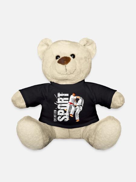 Eins mit dem Sport - Judo - Teddy - Schwarz
