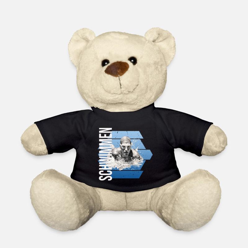Schwimmen - Teddy - Schwarz