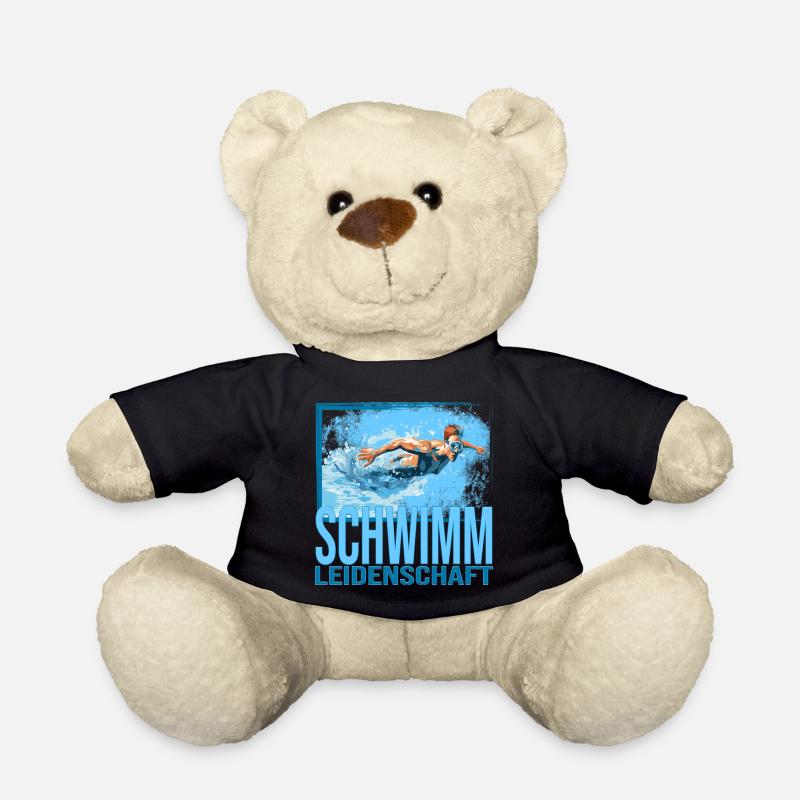 Schwimm Leidenschaft - Teddy - Schwarz