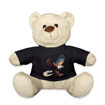 Eagle - Teddy Bear - black - Front
