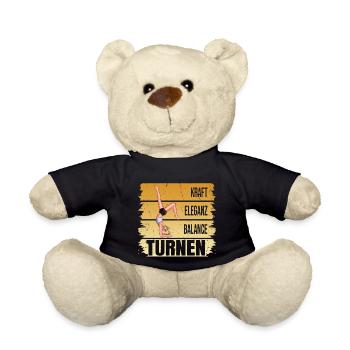 Turnen - Kraft - Eleganz - Balance - Teddy - Schwarz - Vorne