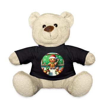 Cours de Noël de l’enseignement du pain d’épice - Nounours - noir - Devant