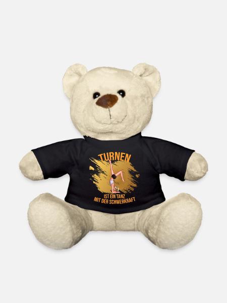 Turnen ist ein Tanz mit der Schwerkraft - Teddy - Schwarz
