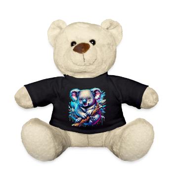Koala - Teddy Bear - black - Front