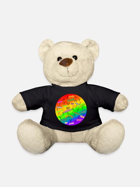 Conception de la fierté LGBTQIA+ - Nounours - noir