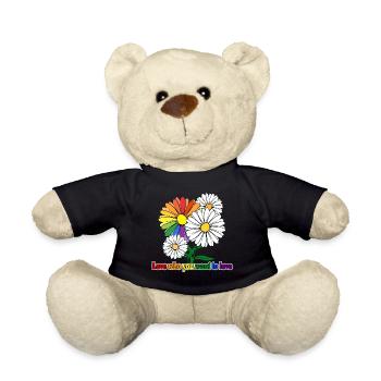 Love who you want to love - Teddy - Schwarz - Vorne