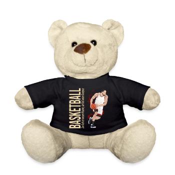 Der Korb ist unsere Mission,der Ball unser Kompass - Teddy - Schwarz - Vorne