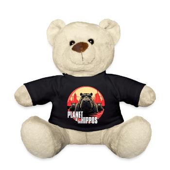 Planet der Nilpferde - Teddy - Schwarz - Vorne