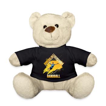 Adrenalin - Leidenschaft - Handball - Teddy - Schwarz - Vorne