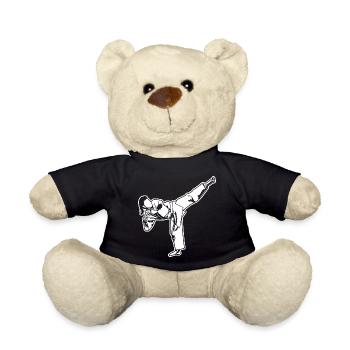 Weibliche Karateka - Teddy - Schwarz - Vorne