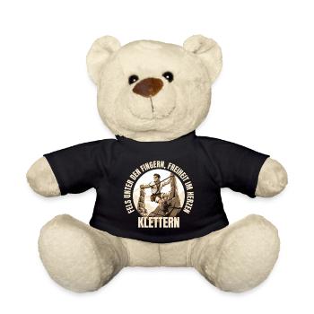 Fels unter den Fingern, Freiheit im Herzen - Teddy - Schwarz - Vorne