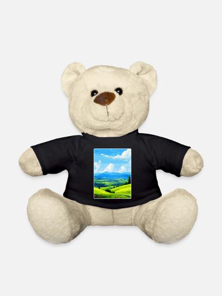 Sauerland Deutschland Vintage Reiseplakat Souvenir - Teddy - Schwarz