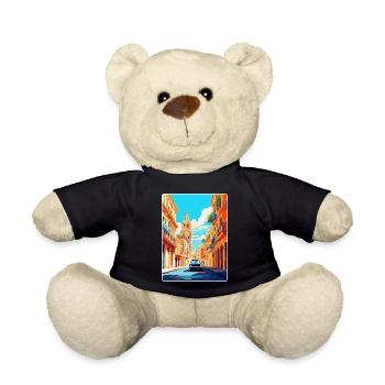Valencia Spanien Vintage Reiseplakat Souvenir WPA - Teddy - Schwarz - Vorne