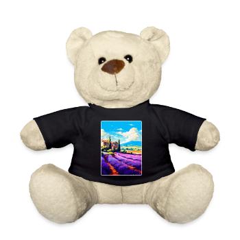 Provence Frankreich Vintage Reiseplakat Souvenir WPA - Teddy - Schwarz - Vorne
