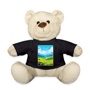 Pyrenäen-Nationalpark Frankreich Reiseplakat WPA - Teddy - Schwarz - Vorne
