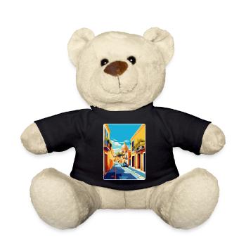 Jerez De La Frontera Spain Vintage Travel Poster - Teddy Bear - black - Front