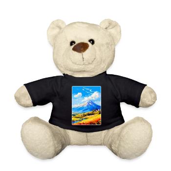 Mont Vardousia Grèce Affiche de voyage vintage WPA - Nounours - noir - Devant