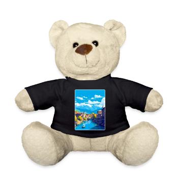 Sarajevo Bosnien Herzegowina Vintage Reiseposter - Teddy - Schwarz - Vorne