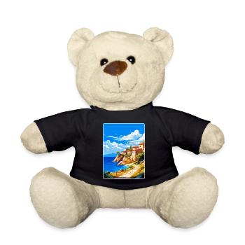 Mani Halbinsel Griechenland Vintage Reiseposter WPA - Teddy - Schwarz - Vorne