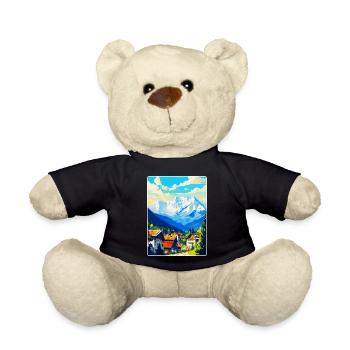 Zakopane Polen Vintage Reiseplakat Souvenir WPA - Teddy - Schwarz - Vorne
