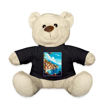 Brela Kroatien Vintage Reiseposter WPA Souvenir - Teddy - Schwarz - Vorne