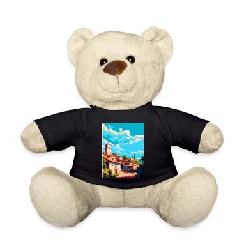 Llagostera Spanien Vintage Reiseposter Souvenir - Teddy - Schwarz - Vorne