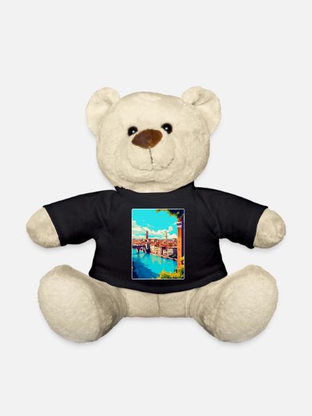 Verona Italien Vintage Reiseplakat WPA Souvenir - Teddy - Schwarz