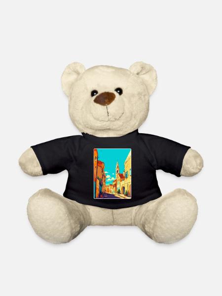 Sibiu Rumänien Vintage Reiseposter WPA Souvenir - Teddy - Schwarz