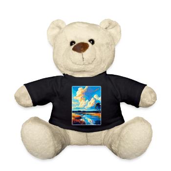 Utrechtse Heuvelrug Netherlands Travel Poster WPA - Teddy Bear - black - Front