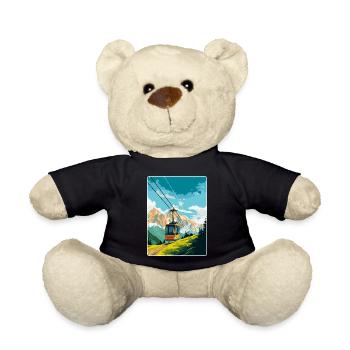 Penkenbahn Autriche Affiche de voyage vintage souvenir - Nounours - noir - Devant