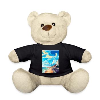 Hove England Uk Vintage Reiseplakat Souvenir WPA - Teddy - Schwarz - Vorne