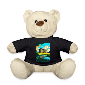 Lyme Park England Uk Vintage Travel Poster WPA Art - Teddy Bear - black - Front
