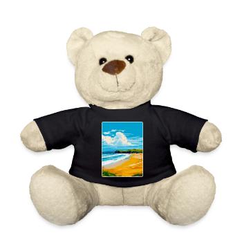 Whitesands Bay Pembrokeshire Coast Affiche de voyage - Nounours - noir - Devant