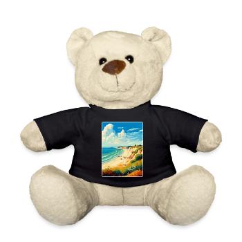 Hengistbury Head England Uk Reise Poster Souvenir - Teddy - Schwarz - Vorne